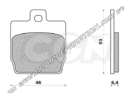 Pastillas De Freno Delanteras Y Traseras DOPPLER Para MBK Stunt Nitro