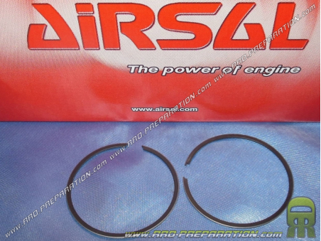 Paire de 2 segments chromés durs bombés pour kit AIRSAL Luxe aluminium