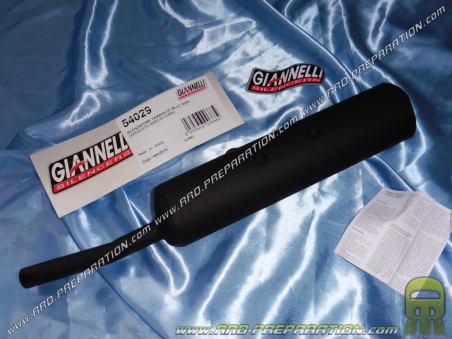 Silencieux Cartouche Giannelli En M Tal Noir Pour Pot D Chappement