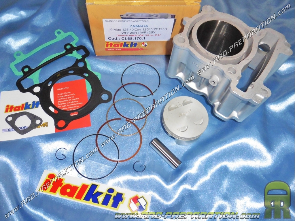 Kit 180cc ITALKIT Ø61mm cylinder piston for YAMAHA X CITY X MAX