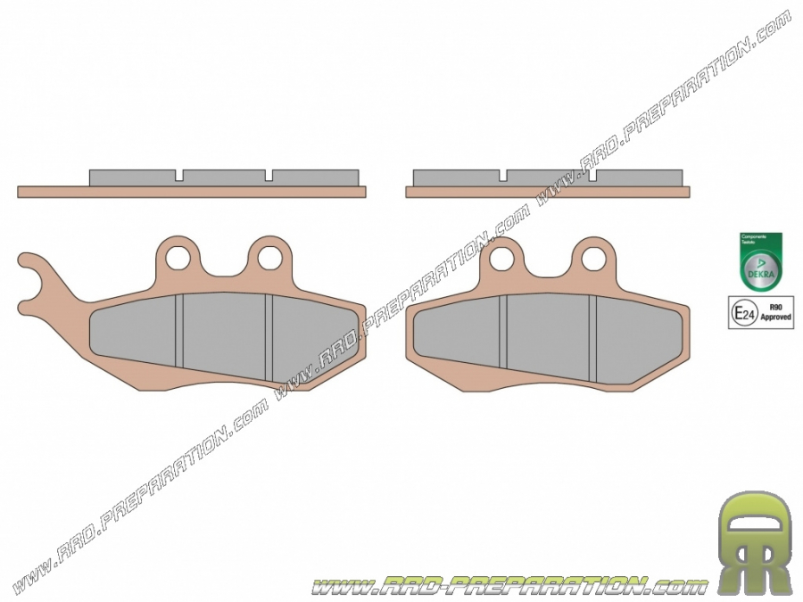 Pastillas De Freno Delanteras Traseras Ap Racing Off Road Para Adly