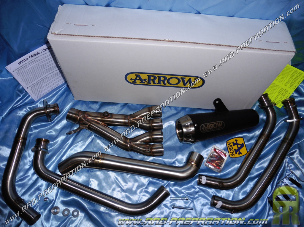 Ligne d échappement ARROW PRO RACE pour Honda CB 650 R et CBR 650 R