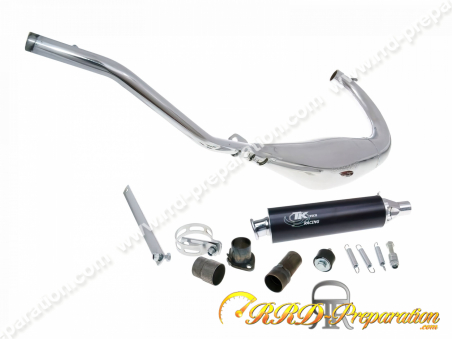 Exhaust Turbokit Tk Chrome Carreras Cc For Motorcycles Rieju Rs