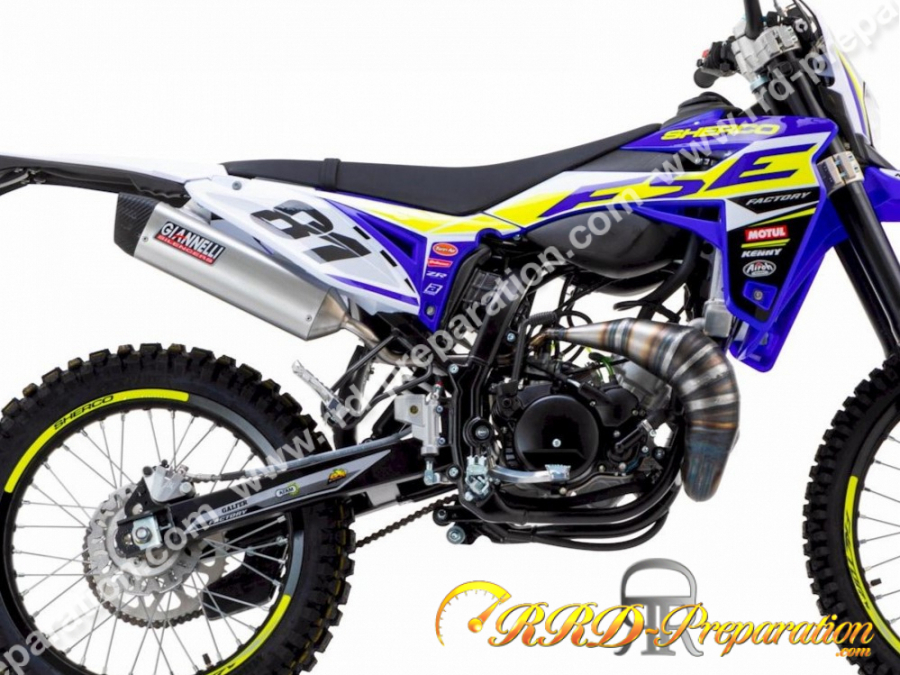 Pot D Chappement Giannelli Sonic Passage Haut Pour Sherco Se R Sm R