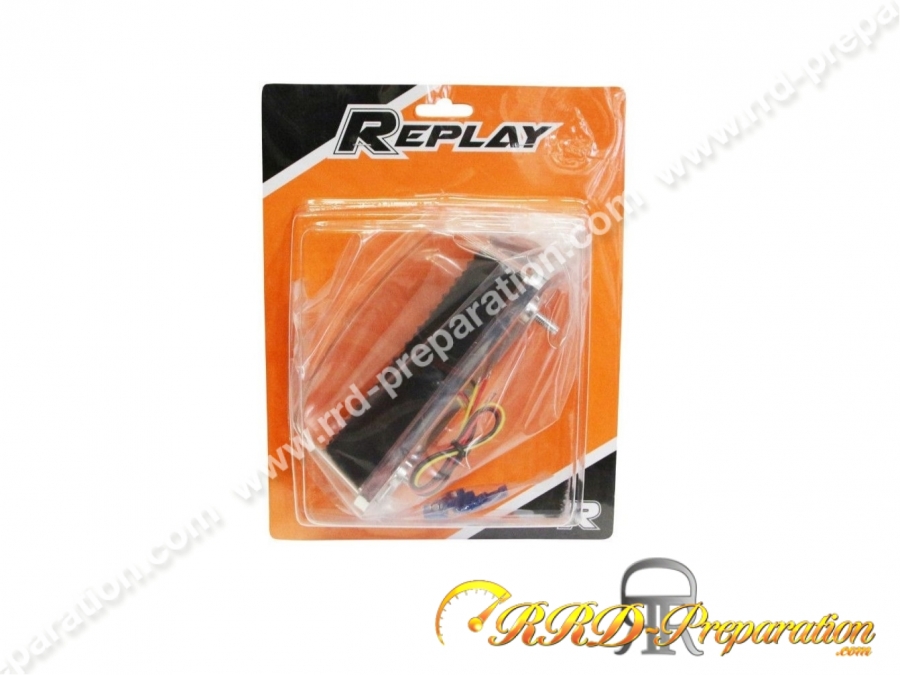 Feu Arri Re Replay Transparent Noir Leds Homologu Pour Scooter Mbk