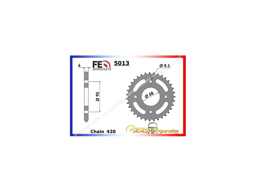 Couronne En France Equipement Pour Moto Honda Anf Ainnova Msx Grom