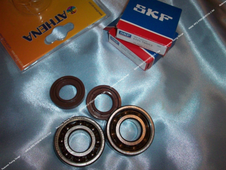 Set Of Reinforced Bearings C Polyamide Cage Athena Crankshaft