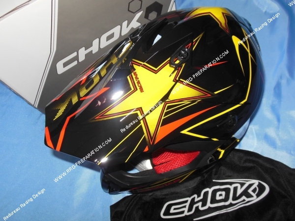 face Casque CROSS CHOK REDSTAR verni tailles aux choix