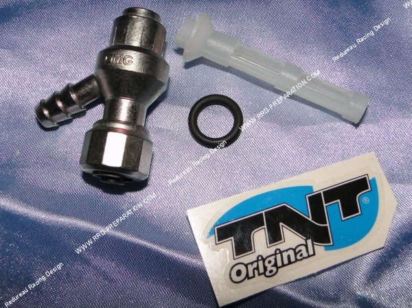 Robinet d essence de compétition TNT gros volume Ø fixation 15mm pour