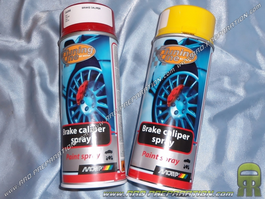 Bombe spray peinture haute température MOTIP blanc 800°C pour bloc moteur,  pot d'échappement 400ml
