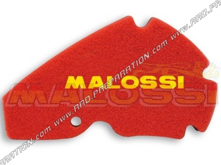 Foam Air Filter MALOSSI DOUBLE RED SPONGE For Box Maxi-scooter Original ...