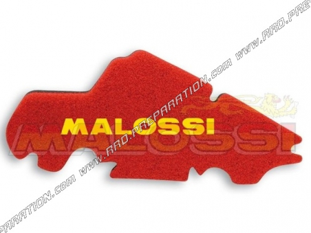 Foam Air Filter MALOSSI DOUBLE RED SPONGE For Original Air Box Scooter ...