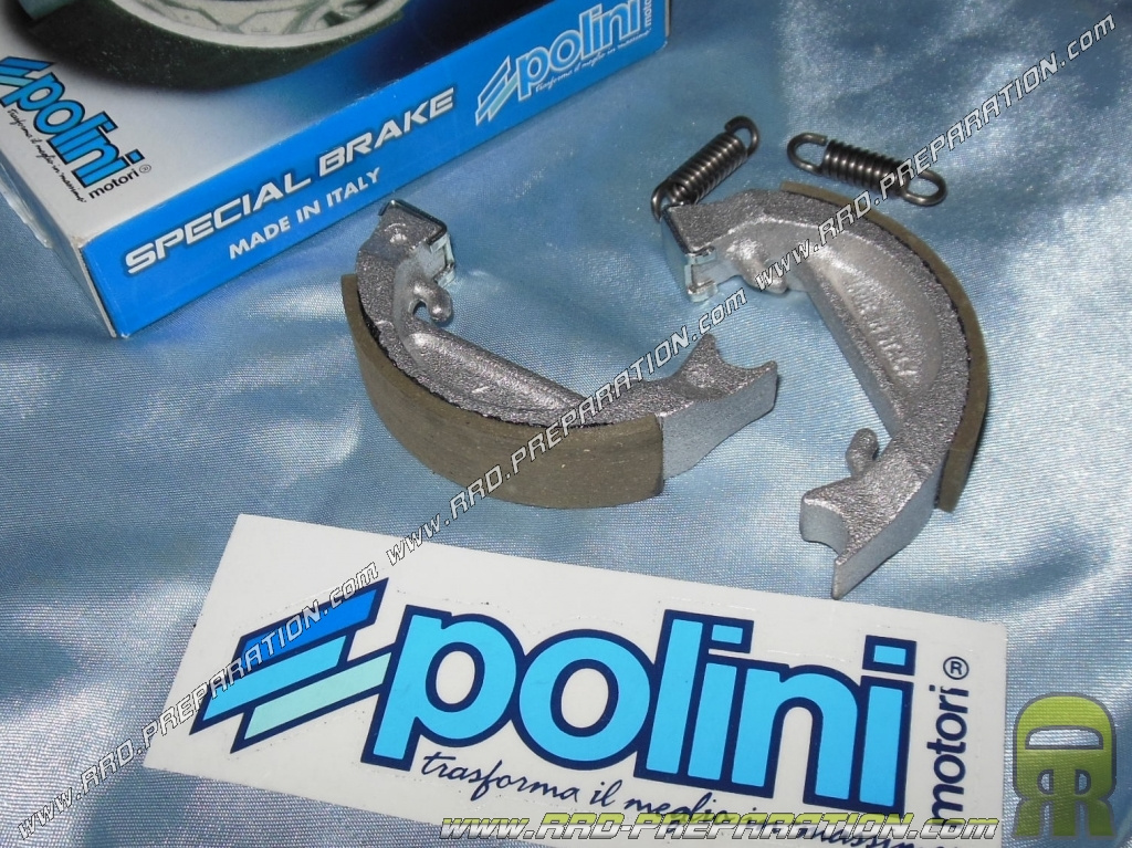 Brake shoes front or rear Ø80mm per 20mm thick POLINI for PEUGEOT 103 ...