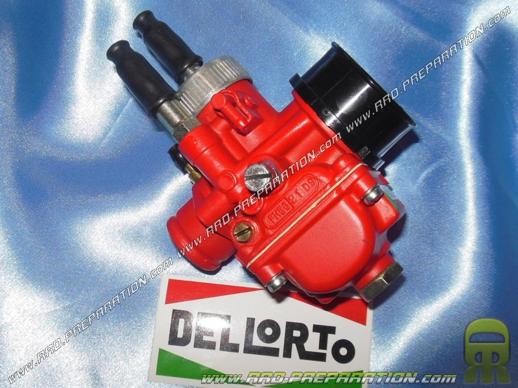 Carburettor Dellorto Phbg 21 Ds Racing Red Edition Flexible With Separate Greasing Choke Cable Depression Www Rrd Preparation Com