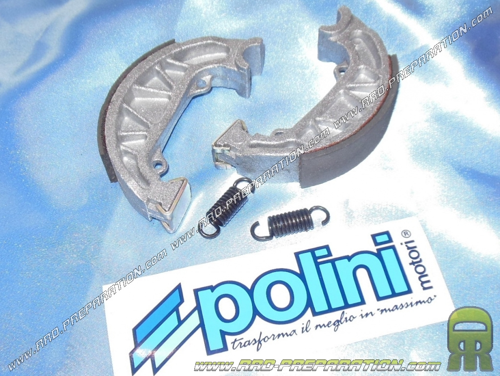 POLINI Ø100mm rear brake shoes on PIAGGIO NRG, NTT, ZIP, SFERA, GILERA ...