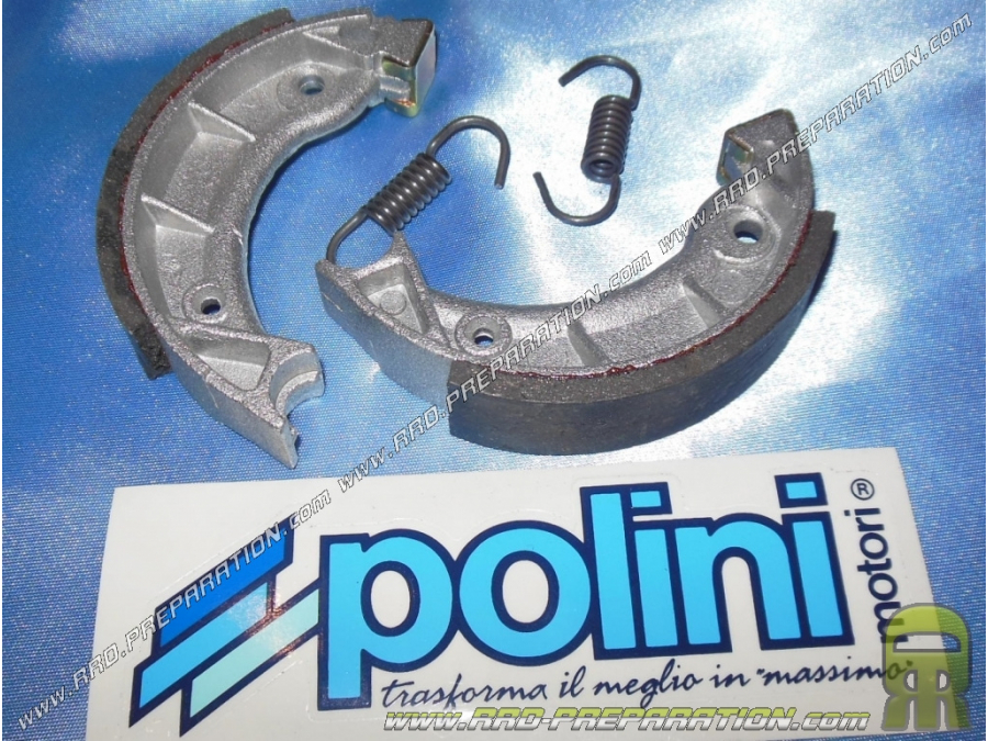 Zapatas de freno delanteras o traseras Ø90mm por espesor 18mm POLINI para BENELLI BOBO / GARELLI BASIC / MOTO GUZZI MAGNUM