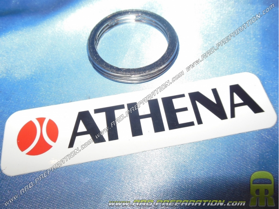 Junta de escape redonda de acero ATHENA Ø31mm para YAMAHA DT 50R, GT50 de 1973 a 1983, VERSITY 300cc...