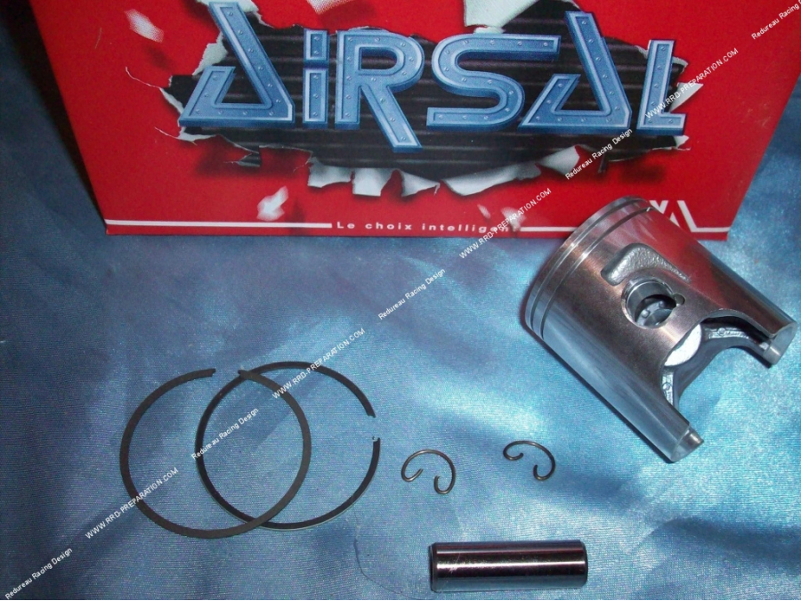 pistón bisegmento AIRSAL by VERTEX Ø48mm eje 12mm para kit 70cc AIRSAL bisegmento de lujo en minarelli am6