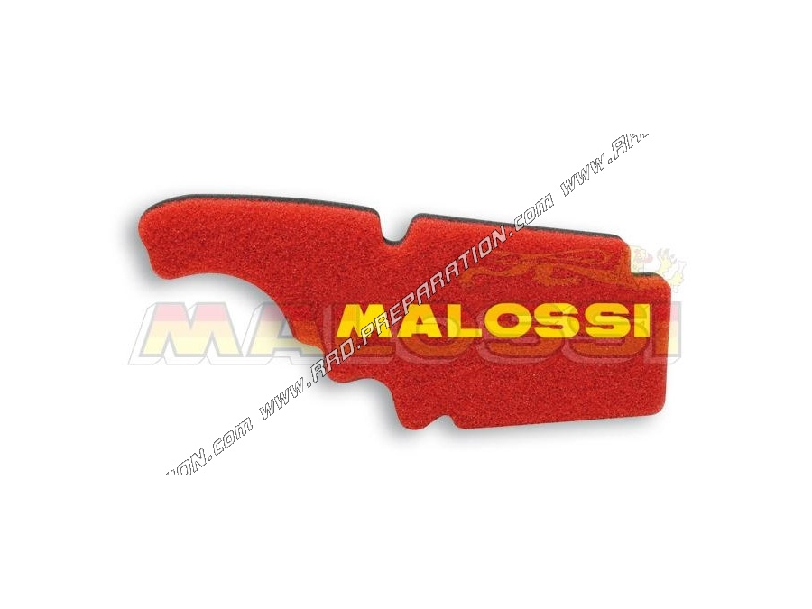 MALOSSI DOBLE ESPONJA ROJA filtro de aire espuma para caja de aire original maxi-scooter APRILIA , DERBI , PIAGGIO , VESPA ...