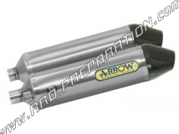 Par de silenciadores de escape ARROW OFF-ROAD THUNDER para HUSQVARNA SM 630 de 2010 a 2011