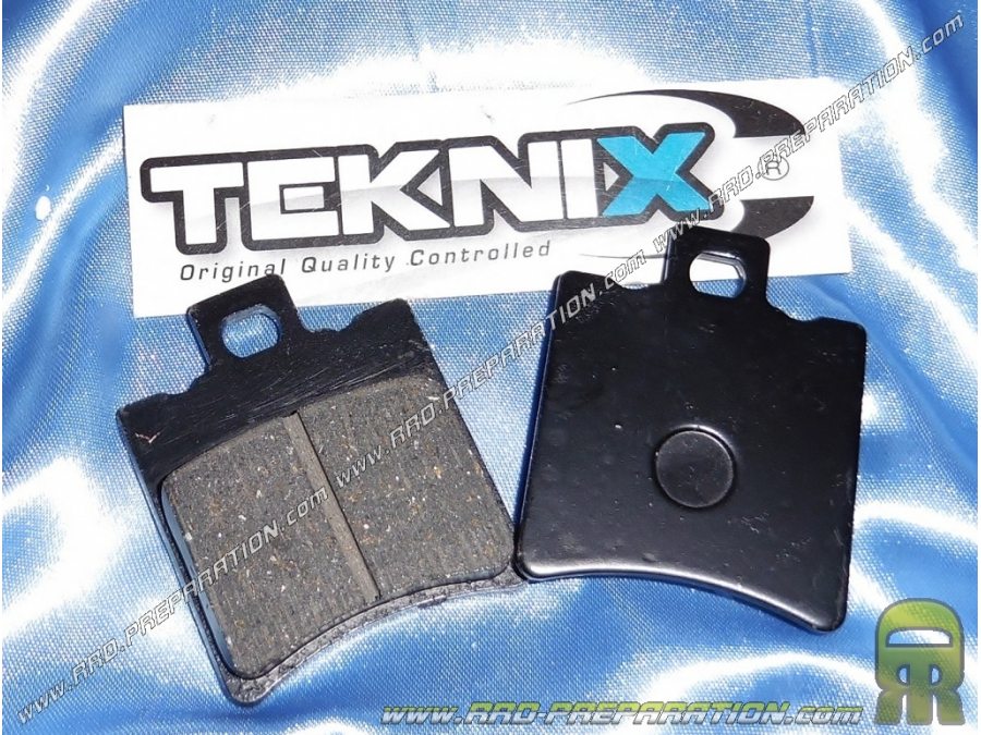 Plaquettes de frein TEKNIX pour scooter MBK Booster, Nitro, PEUGEOT Buxy, PIAGGIO Typhoon...