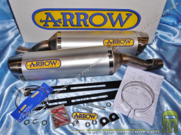 Paire de silencieux d'échappement ARROW THUNDER pour KAWASAKI Z 1000 de 2010 à 2015