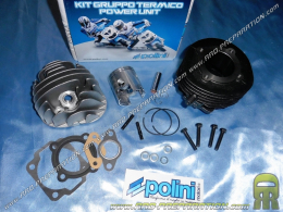 Kit alto motor Ø47mm 75cc POLINI SPORT hierro fundido 6 transferencias para scooter VESPA 50cc 2T PK, HP, XL, SPECIAL, PIAGGIO A