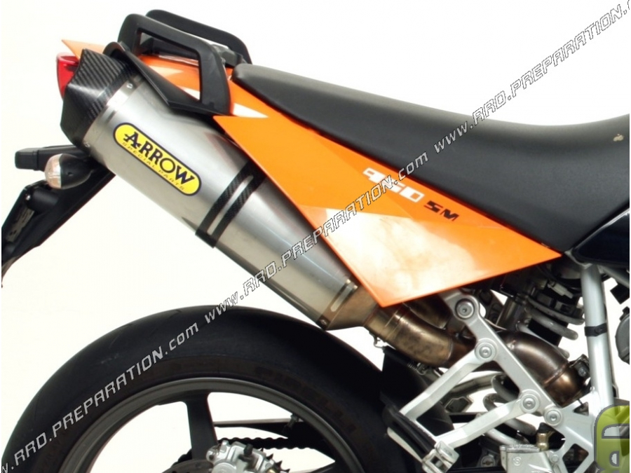 Silenciadores (par) ARROW RACE-TECH para moto KTM 950 SM de 2006 a 2009