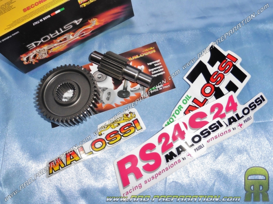 Transmisiones secundarias HTG z 14/43 MALOSSI para maxi-scooter 125cc YAMAHA , MBK y otros modelos