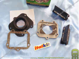 intake kit (pipe + valves) 8 slices Carbon ITALKIT COMPETITION Aprilia RS 125cc ROTAX KART ... 2 times