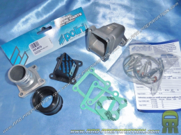 Kit admisión POLINI (tubo + válvulas) especial PWK Ø24 a 32mm en PIAGGIO APE 50 FL, FL2, FL3, MIX, RST...