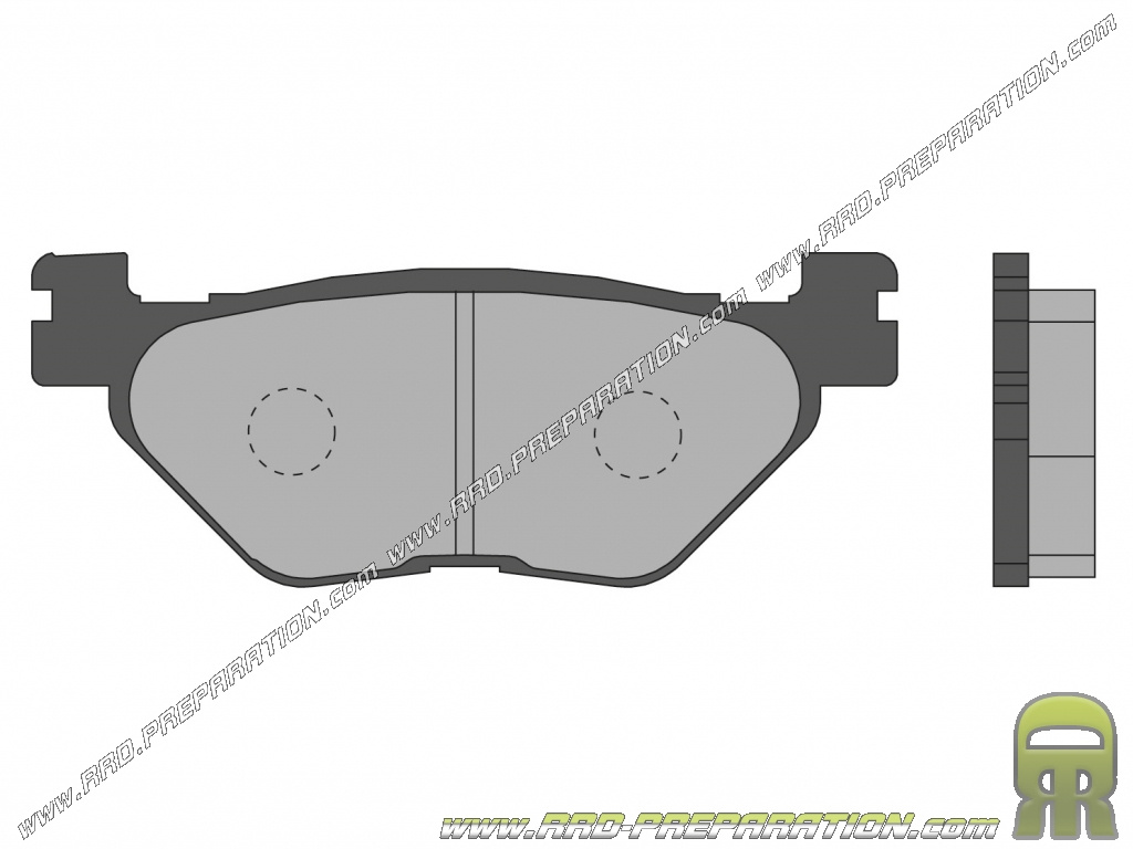 Malossi Rear Brake Pads For Scooter Yamaha T Max 500 And 530 Www Rrd Preparation Com