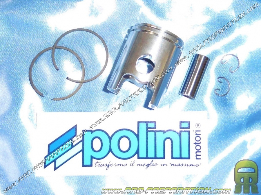 Piston Ø38,4mm bi-segment pour kit POLINI 50cc sur scooter VESPA 50cc 2 temps