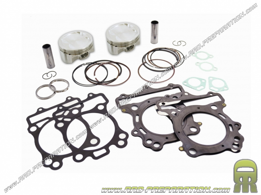 Kit pistones 700cc Ø84mm ATHENA para SUZUKI SV, DL V, CAGIVA RAPTOR... 650 Bicilindro