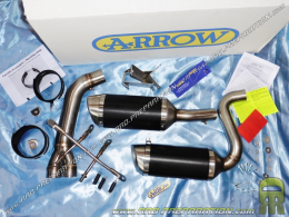 Pair of exhaust silencers ARROW GP2 TITANIUM for Ducati