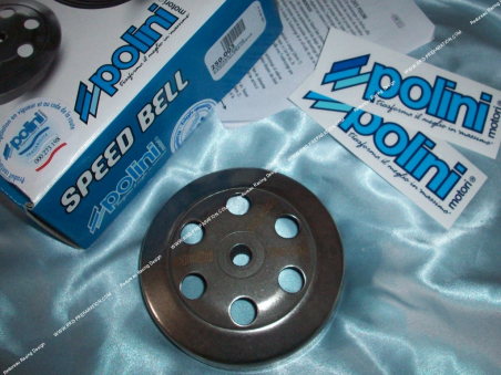 Clutch bell POLINI SPEED BELL Ø107mm scooter PIAGGIO, GILERA, VESPA ...