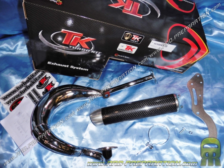 Exhaust Turbokit Tk Racing Chrome And Carbon High Passage For Suzuki