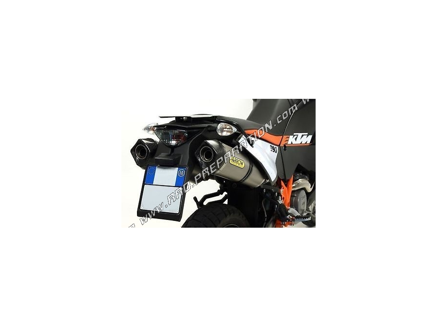 Línea completa de escape ARROW RACE-TECH para KTM 990 SM / SMR de 2008 a 2013