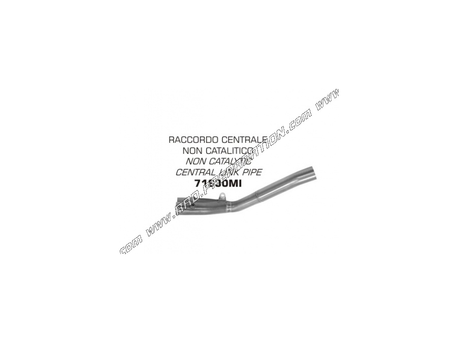 Connection of the original manifold to the ARROW silencer on YAMAHA YZF 1000 R1 2015 to 2016