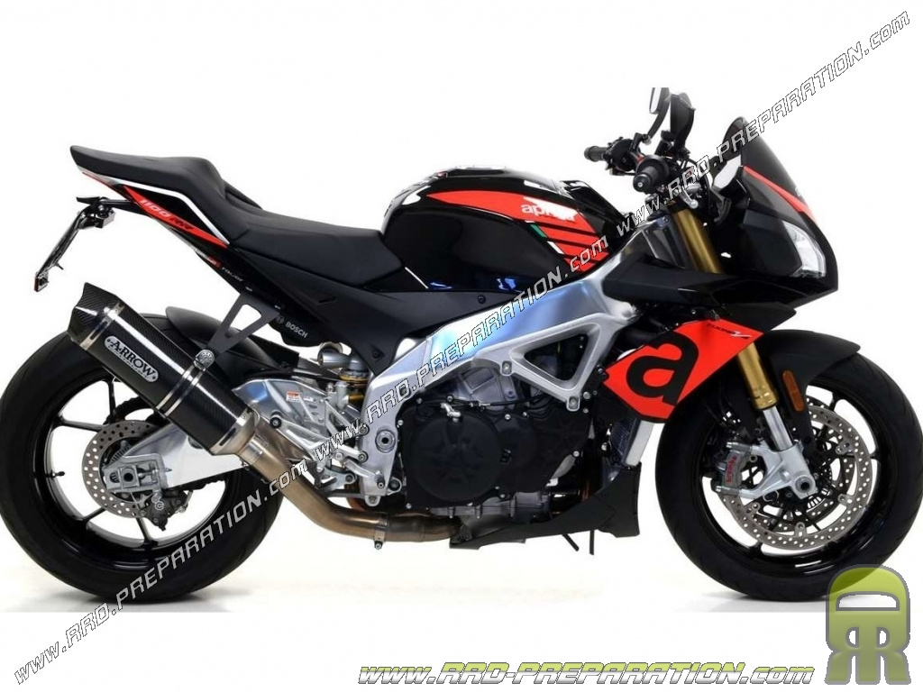 Arrow Race Tech Muffler With Intermediate For Aprilia Tuono V4 Rr Factory 1100 Collector From 17 Www Rrd Preparation Com