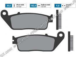 Pastillas de freno POLINI para scooter HONDA SH, FORZA, SILVERWING, KYMCO DINK, X CITING, YAMAHA X MAX... 125, 1500, 400...