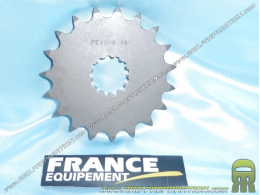 Gear box outlet FRANCE EQUIPMENT teeth with the choices for motorcycle TRIUMPH AMERICA, BONNEVILLE, TRUXTON 865cc ... width 525