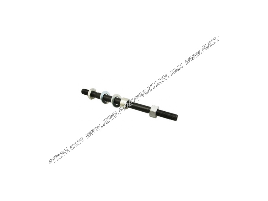 Eje rueda delantera completa P2R para PEUGEOT 103 Ø10mm longitud 158mm