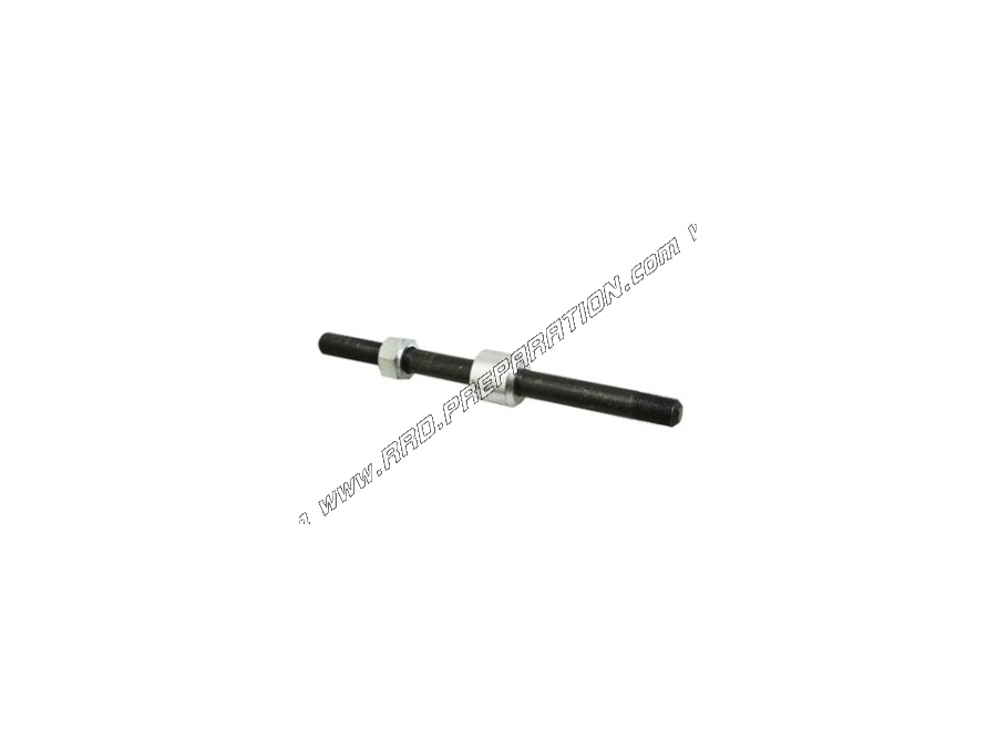 Eje rueda trasera completo P2R para PEUGEOT 103 Ø12mm longitud 182mm