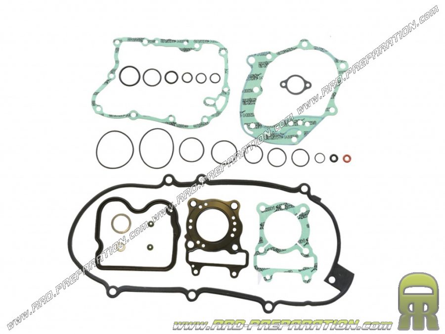 Pack joint complet ATHENA (26 pièces) pour moteur maxi-scooter Honda NES, S WING, SH, KEEWAY OUTLOOK 125 4T de 2000 a 2012