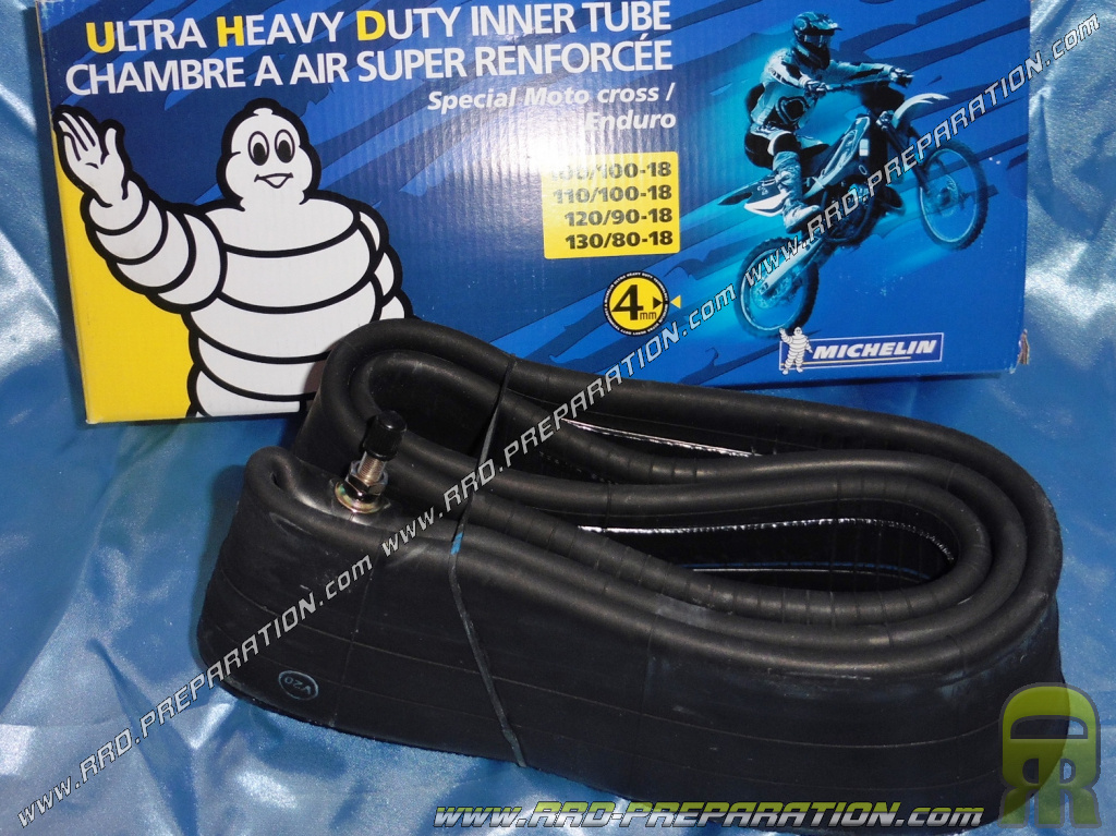 18 inch reinforced MICHELIN inner tube with straight valve and nuts