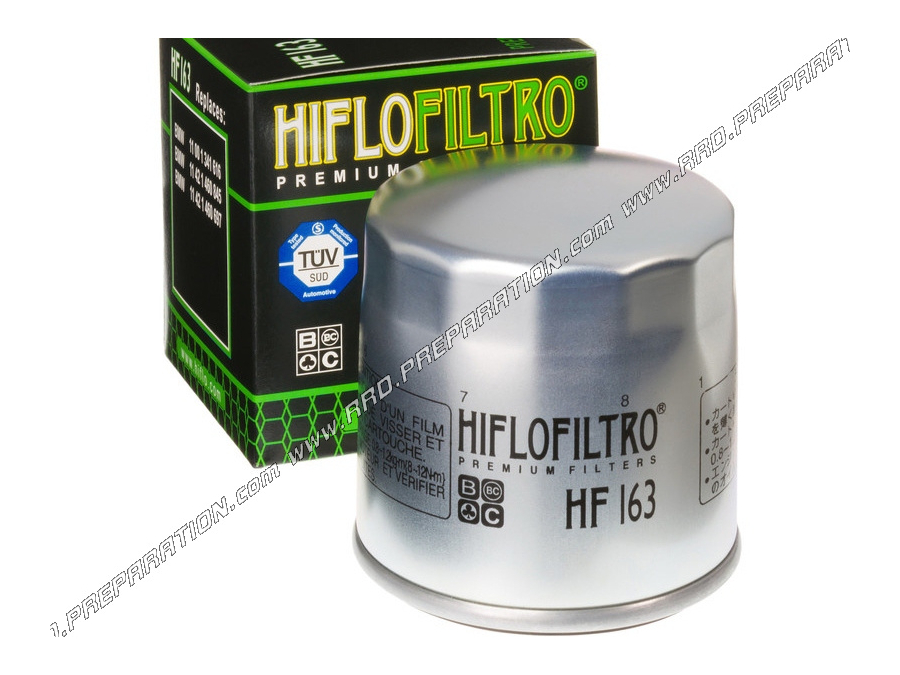 Filtro de aceite HIFLO FILTRO HF163 tipo original para moto BMW K75, R850, K1, K100, K1100, R1100, R1150, K1200...