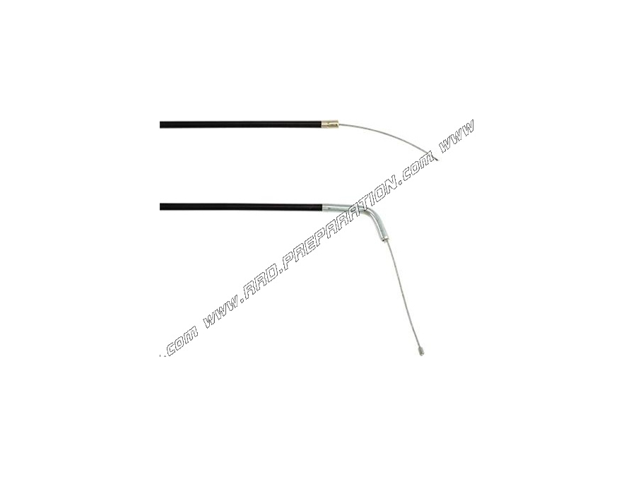 Cable acelerador / gas TEKNIX con funda para scooter 50cc PEUGEOT LUDIX ONE de 2004 a 2007