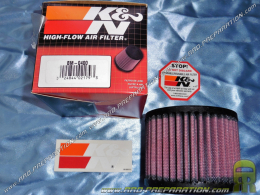 Filtro de aire RACING <span translate="no">K&N</span> para moto de gran cilindrada BMW R850, R1100, R1150 de 1993 a 2006