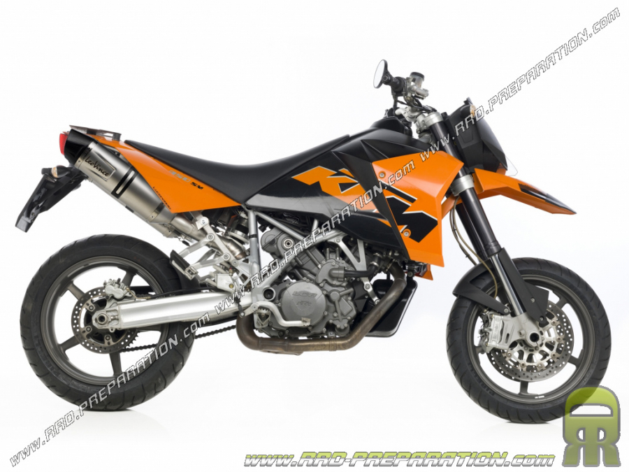 Par de silenciadores de escape LEOVINCE LV ONE EVO para KTM 950 y 990 SM R SUPERMOTO R de 2009 a 2012